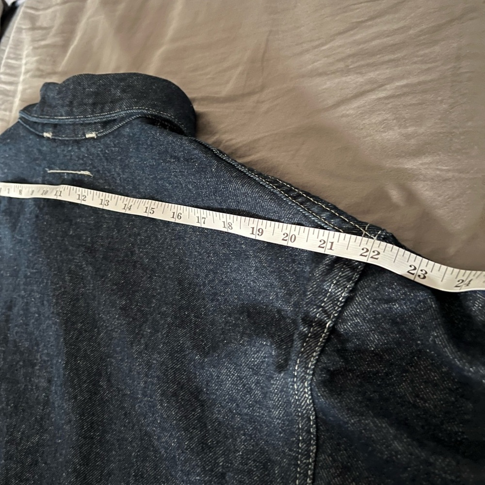 Engineered Garments Workaday Navy Denim Chore Sho… - image 8